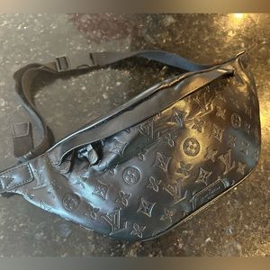 Designer inspired luxury leather belt bag